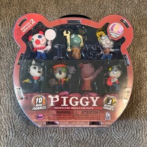 Piggy Mini Figure Mega Case-Pack - 10pc Collectible Toy Set Series 2
